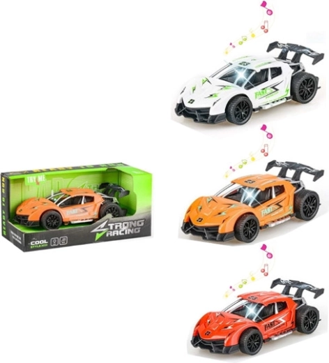 Auto sportiva con suoni e luci - 1 pezzo