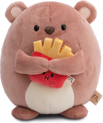 NICI MyMochi orsetto di peluche Nomo con patatine fritte 16 cm in confezione regalo