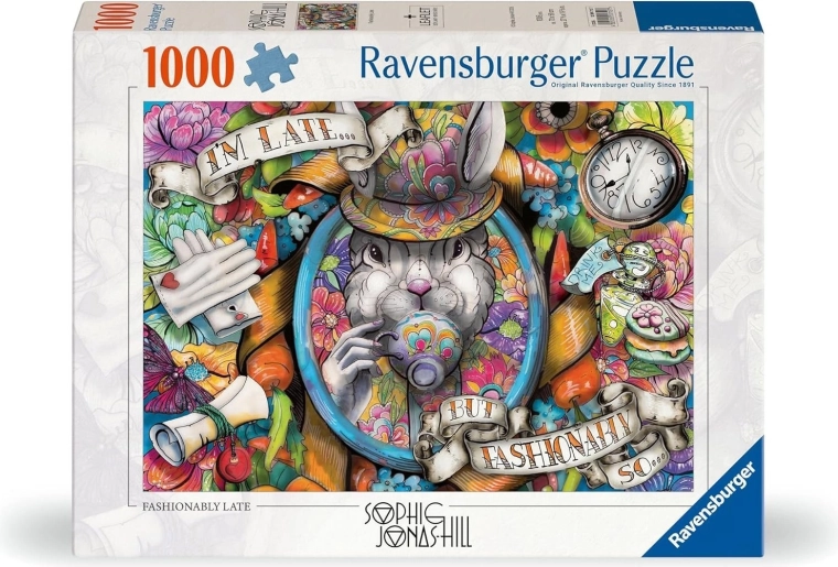 Puzzle Ravensburger Tardi, ma con stile – 1000 pezzi