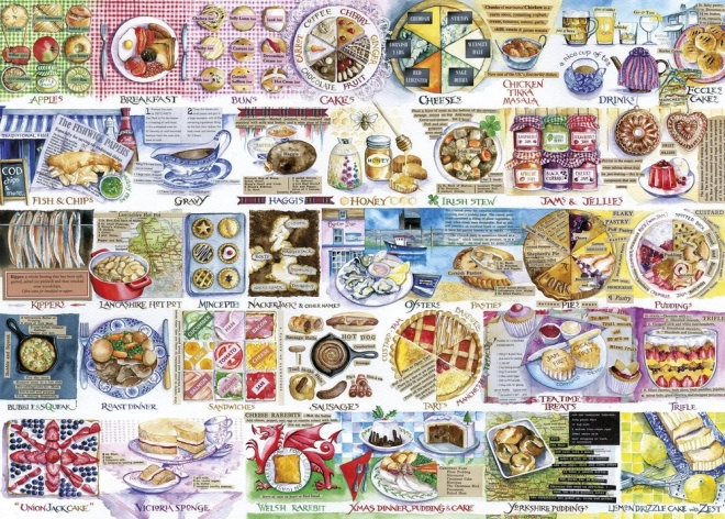 Puzzle Gibsons Pork Pies e Puddings 1000 pezzi