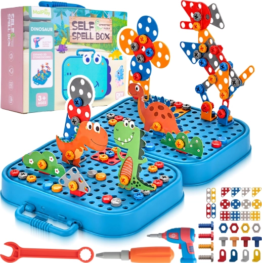 Puzzle costruzioni da avvitare Dino 298 pezzi