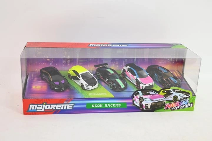 Majorette Neon Racer confezione da 5