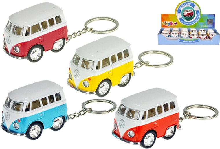 Portachiavi Volkswagen microbus con meccanismo a retrocarica