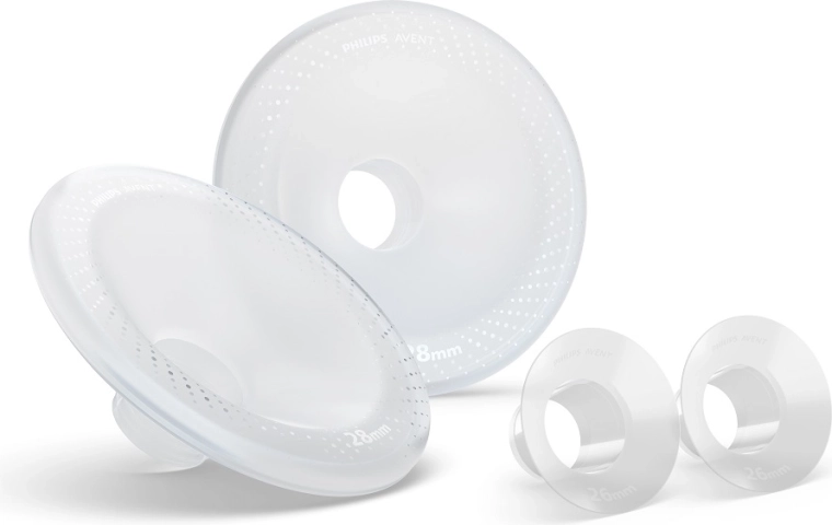 Philips Avent inserti in silicone a mani libere e paracapezzoli L