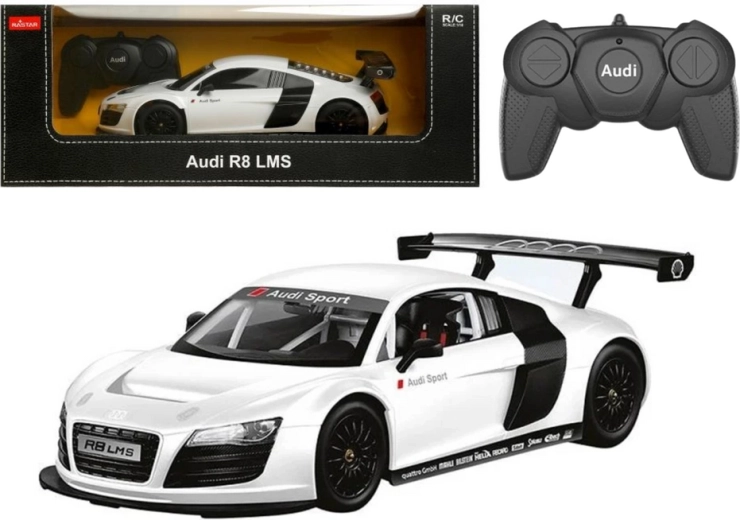 Auto RC 1:18 Audi R8 LMS bianco