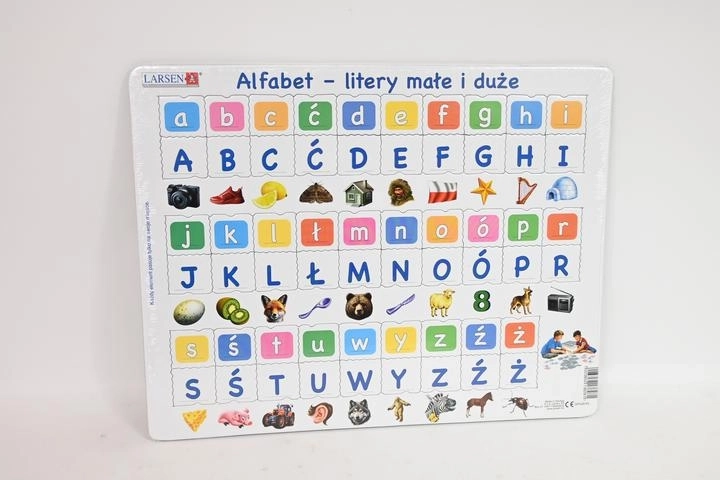 Larsen Alfabet – lettere minuscole e maiuscole (polacco)