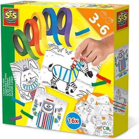 SES Imparo a incollare con il nastro – set da 16 immagini