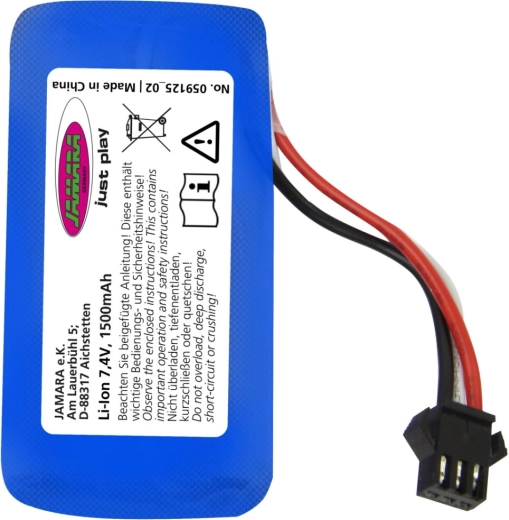 Batteria Jamara Extron Li-Ion 7,4 V 1500 mAh 11,1 Wh