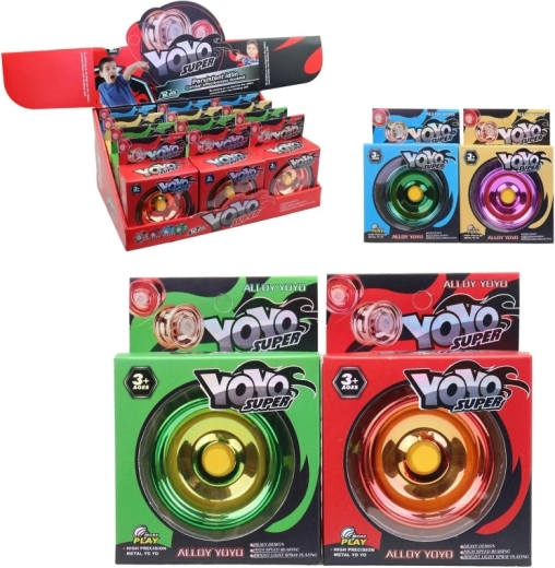 Set di yo-yo in display box – 12 pezzi, diametro 6 cm