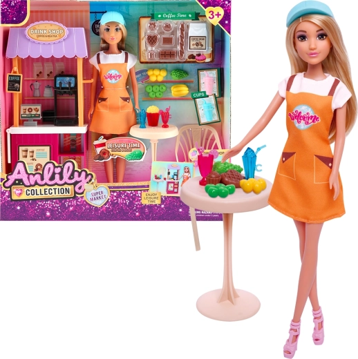 Set bambola con caffetteria