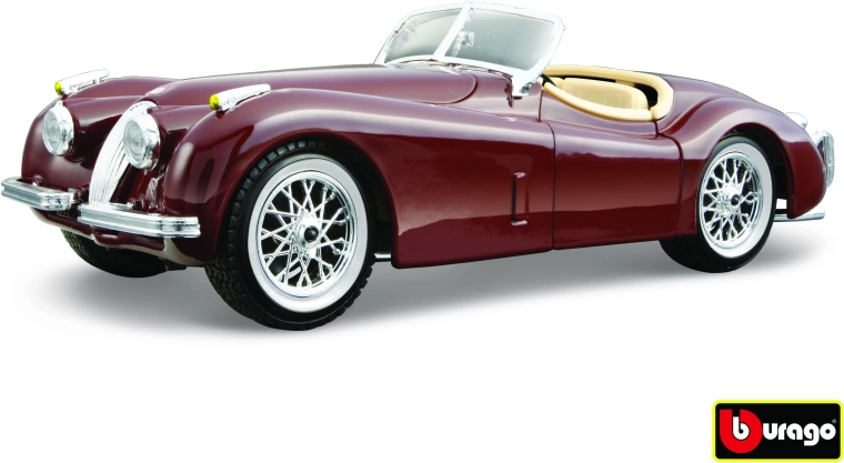 BBU Jaguar XK120 Roadster in scala 1:24 verde