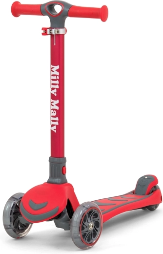 Monopattino per bambini Milly Mally Boogie Scooter rosso