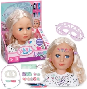 BABY born testa da pettinare creativa 22 cm