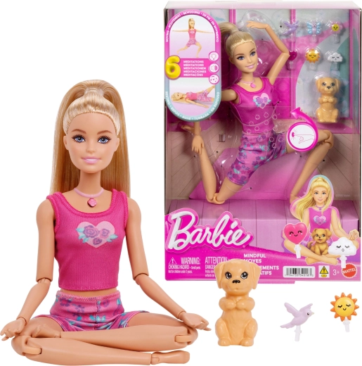 Barbie meditazione movimento e relax, bambola con luce e suoni Mindful Moves