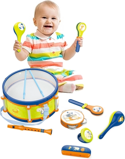 Tamburo con strumenti