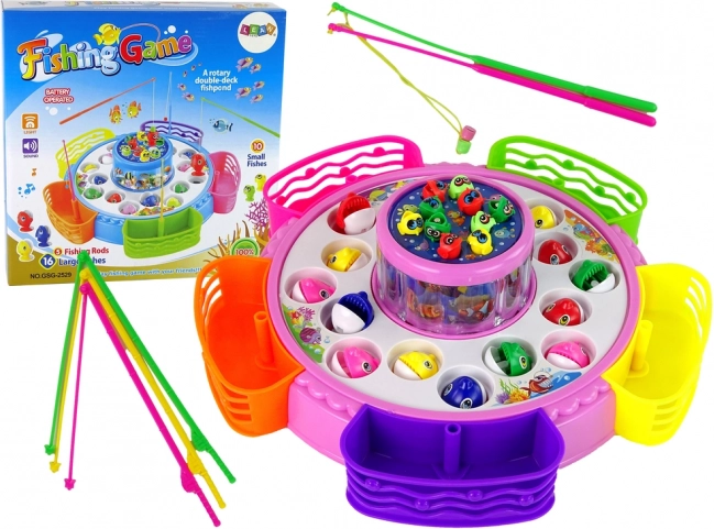 Gioco per bambini pesca dei pesciolini – rosa, luci e suoni