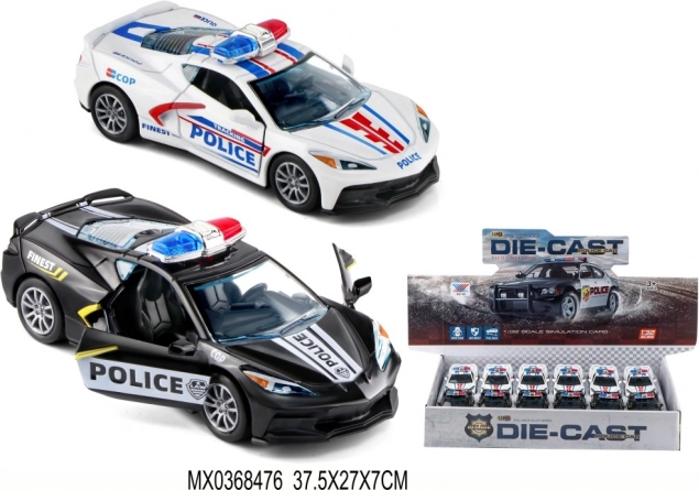 Auto della polizia in metallo 1:32