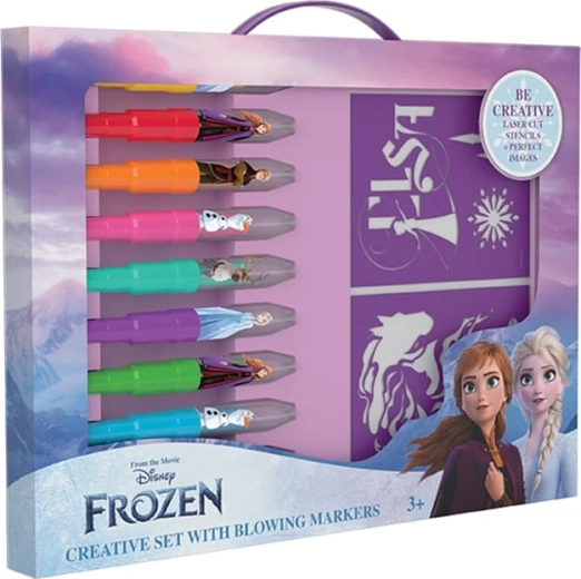 Set creativo con pennarelli a soffio Frozen