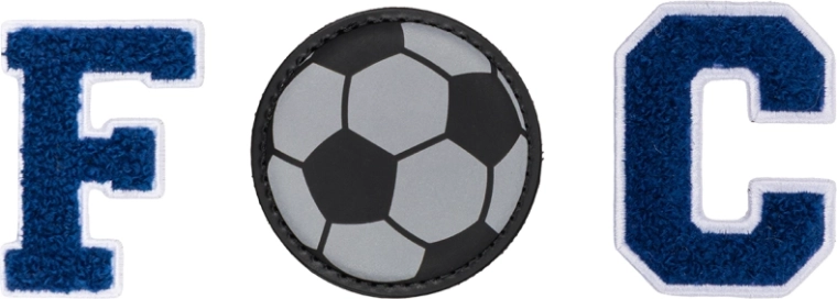 Baagl Baaglies – set di 3 badge FC Calcio