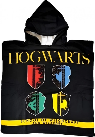 Poncho con cappuccio Harry Potter Hogwarts