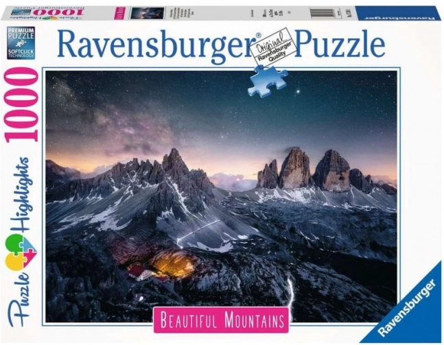 Puzzle delle Tre Cime di Lavaredo Dolomiti 1000 pezzi Ravensburger