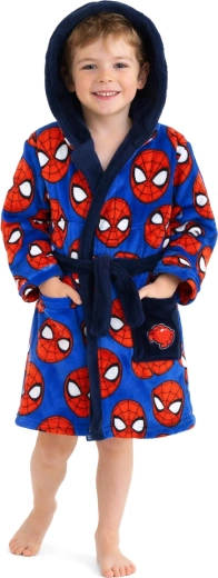 Accappatoio per bambini Spider-Man con cappuccio