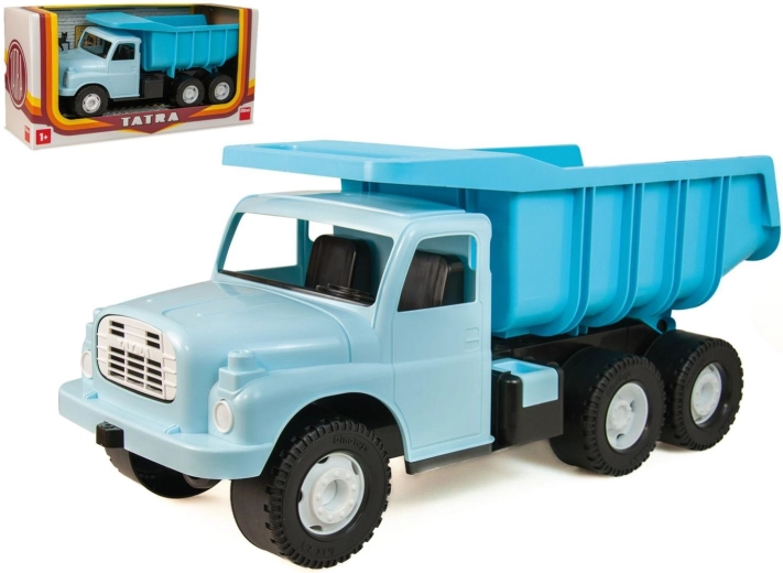 Tatra 148 autocarro ribaltabile in plastica 72 cm azzurro in scatola