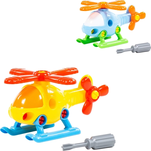 Elicottero smontabile per bambini con cacciavite - 1 pezzo