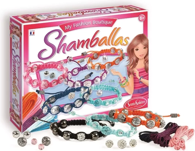 SentoSphere set creativo per realizzare braccialetti Shamballa