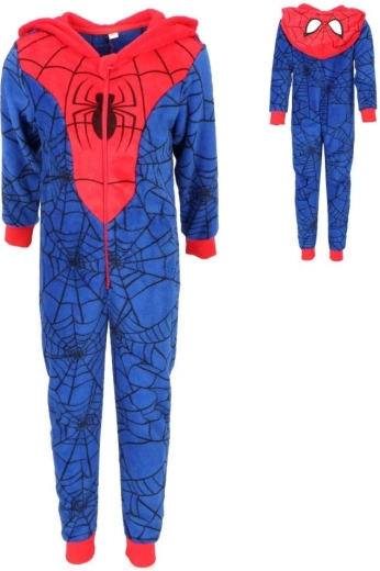 Tuta intera in pile Spider-Man per bambini