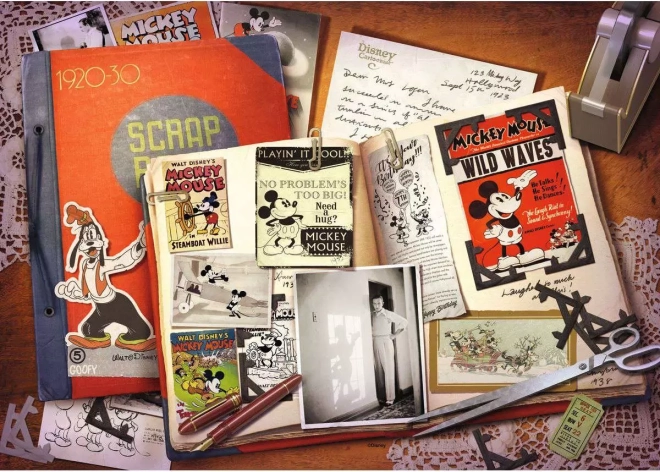 Puzzle Ravensburger Disney: 1930 Anniversario di Topolino 1000 pezzi