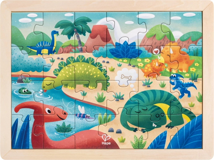 Puzzle dinosauri da colorare