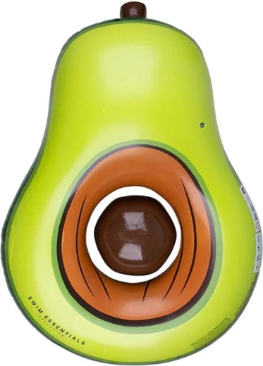 Swim Essentials avocado gonfiabile con palla
