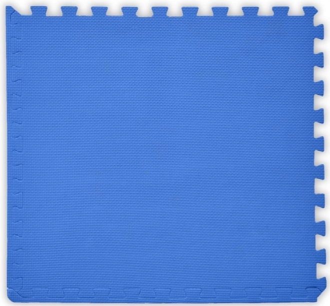 Tappeto in schiuma per bambini - blu scuro, 1 pezzo con bordi