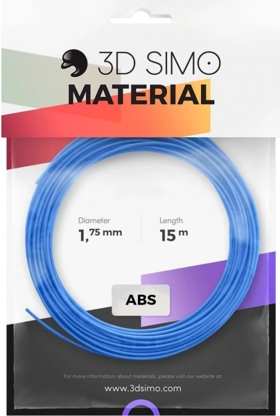 Filamento ABS pro per 3D e stampa 3D, set 3 colori, 1,75 mm, 15 m