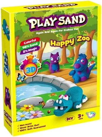 Sabbia cinetica 3D sensoriale – animaletti, set per il gioco creativo