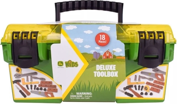 Tomy John Deere valigetta degli attrezzi per bambini (18 pz)