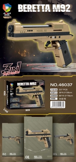 Set di costruzione di pistole da 237 pezzi