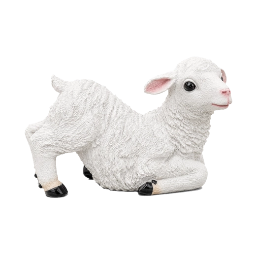 Figura decorativa di pecora - 1 pezzo