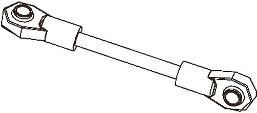 Tirante del servo BL8 - 1 pezzo