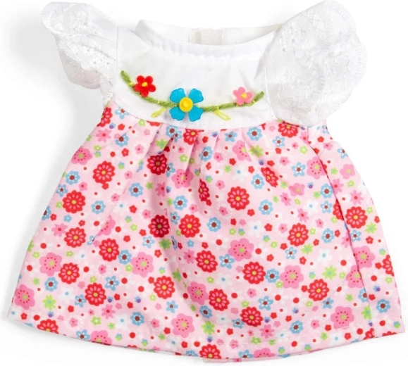Bigjigs Toys vestito rosa con maniche in pizzo per bambola 28 cm