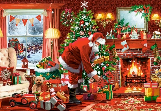 Puzzle La consegna speciale di Babbo Natale 1500 pezzi