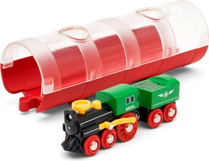 BRIO World tunnel e treno a vapore