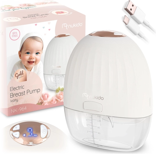 Tiralatte elettrico NUKIDO a tre fasi, senza fili, display LED