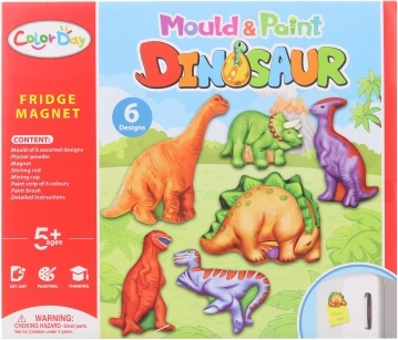 Realizzazione di magneti dinosauri – set creativo per bambini