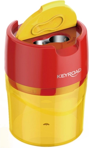 Temperamatite con contenitore Keyroad Robby Duo arancione
