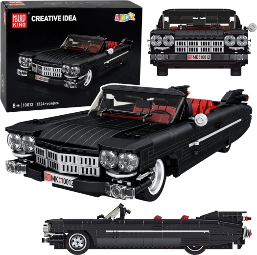 Set di costruzione della classica cabrio Cadi-Elrado nera – 1324 pezzi
