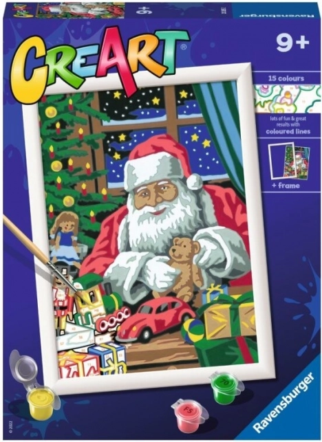 CreArt pittura per bambini Babbo Natale