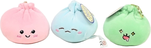 Boazi portachiavi peluche a forma di pierožek con squeaker 10 cm - 1 pezzo