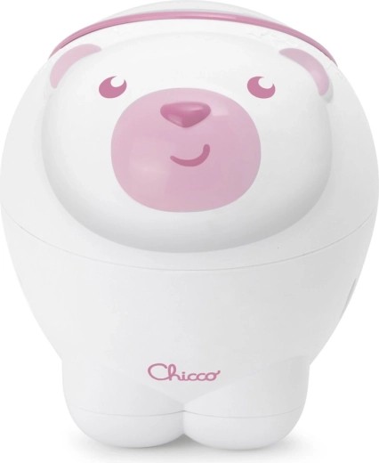 Chicco proiettore aurora boreale – orsetto rosa 2 in 1